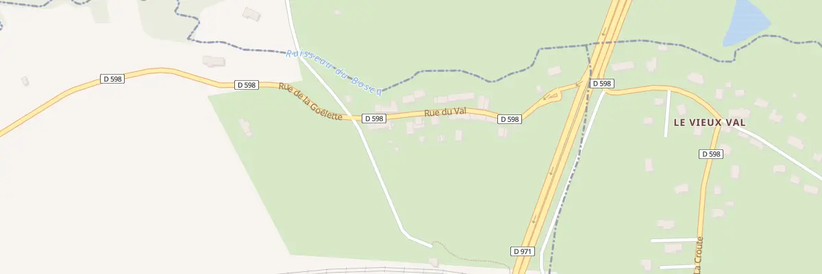 Plan du 280 Rue du Val à Yquelon