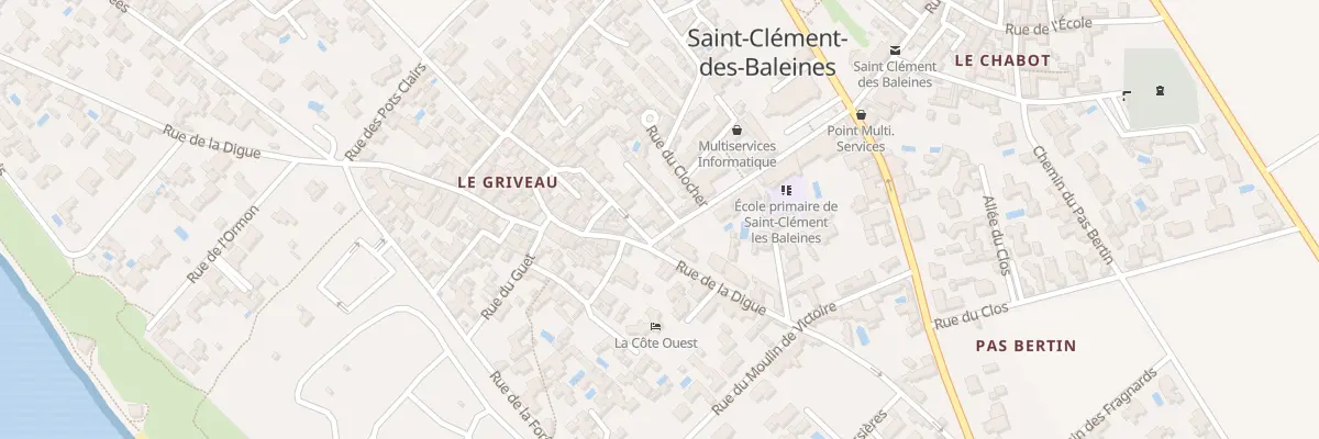 Plan du 6 Rue de la Martine à Saint-Clément-des-Baleines