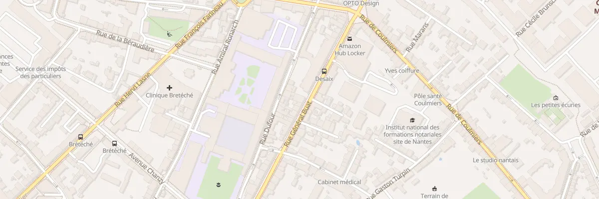 Plan du 168 Rue Gal Buat à Nantes