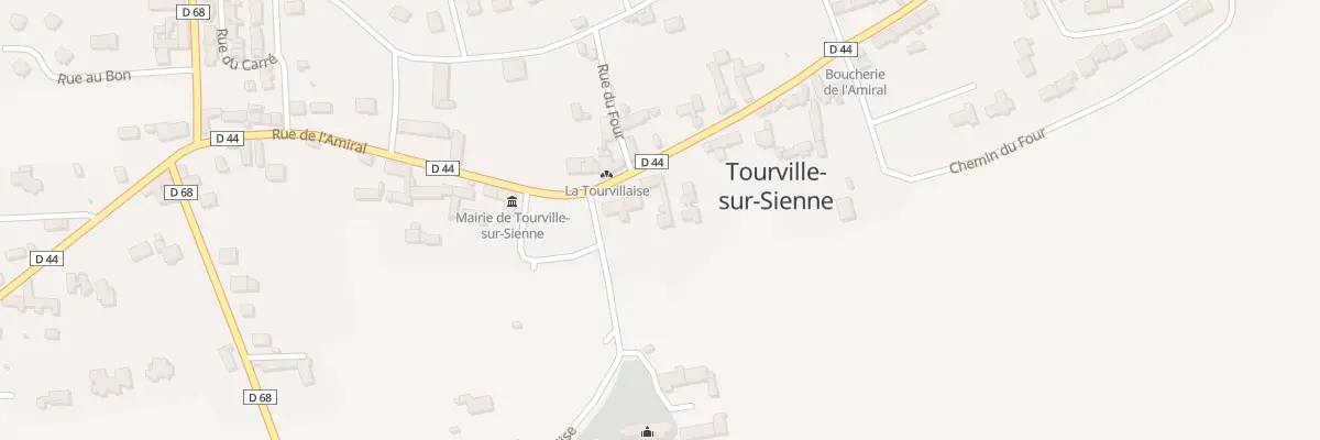 Plan du 591 Rue de l’Amiral à Tourville-sur-Sienne