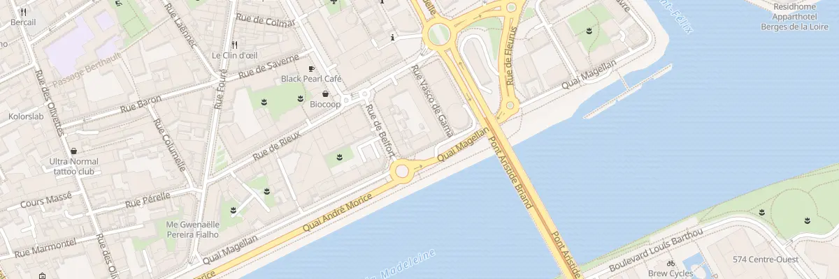 Plan du 23 Quai Magellan à Nantes