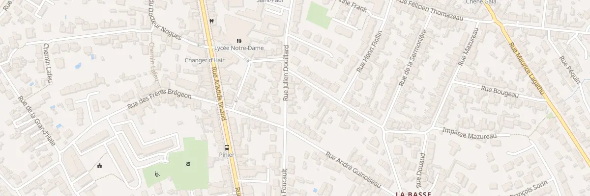 Plan du 45 Rue Julien Douillard à Rezé