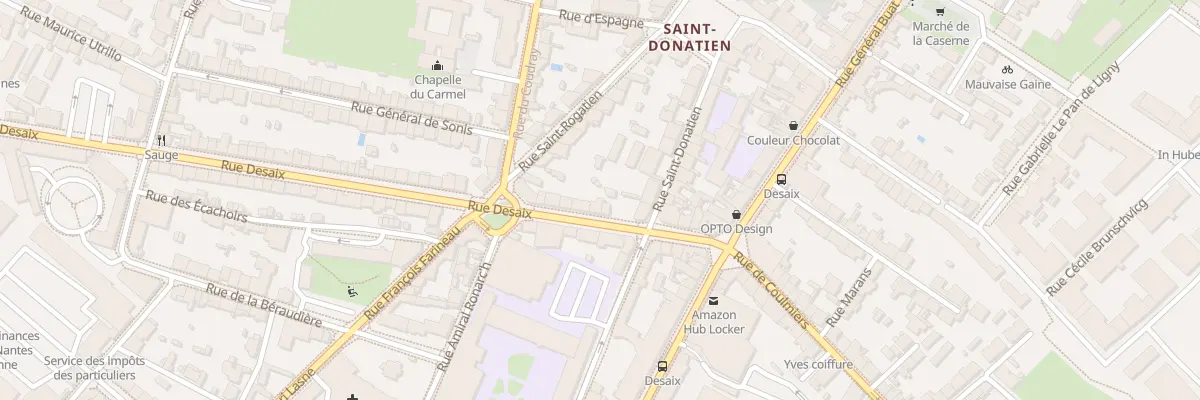 Plan du 12 Rue Desaix à Nantes