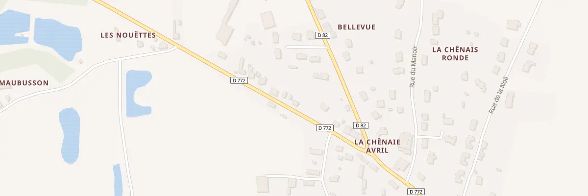 Plan du 12 Rue de la Chenais Avril à Teillay