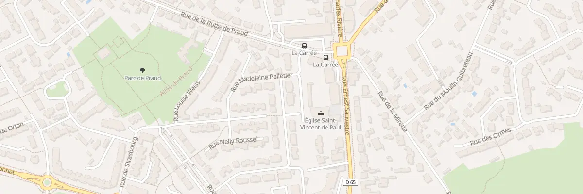 Plan du 38 Rue Simone de Beauvoir à Rezé