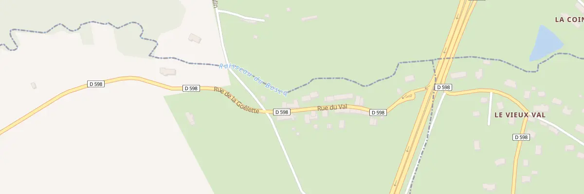 Plan du 205 Rue du Val à Yquelon