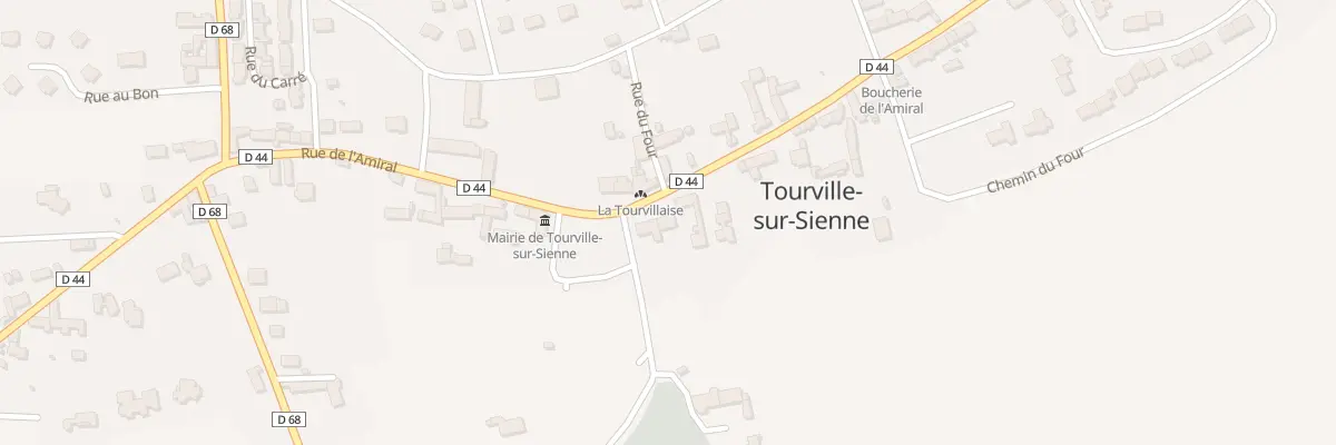 Plan du 601 Rue de l’Amiral à Tourville-sur-Sienne