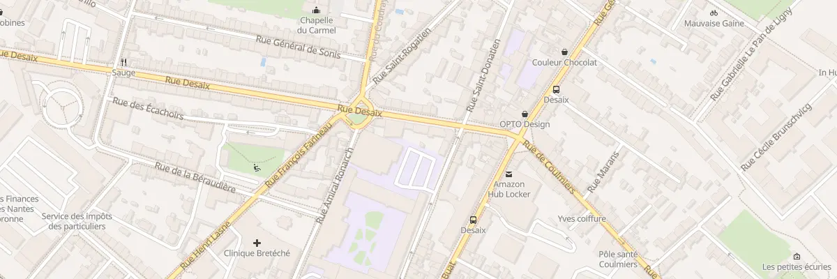 Plan du 13 Rue Desaix à Nantes
