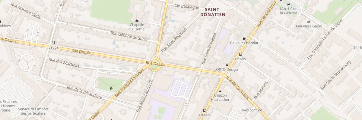 Plan du 14 Rue Desaix à Nantes