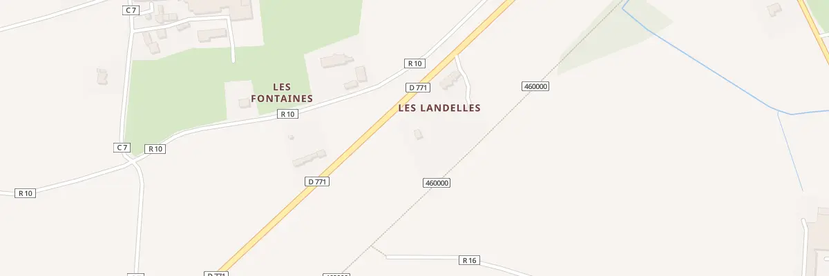 Plan du 85 Les Landelles à Treffieux