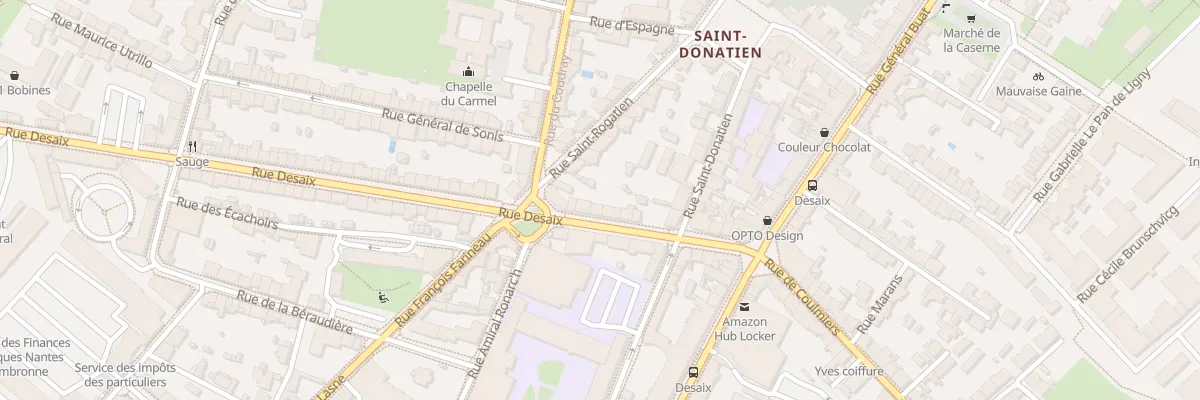 Plan du 16 Rue Desaix à Nantes
