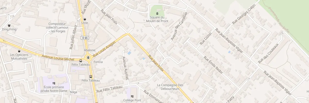 Plan du 57 Rue Jean Fraix à Rezé