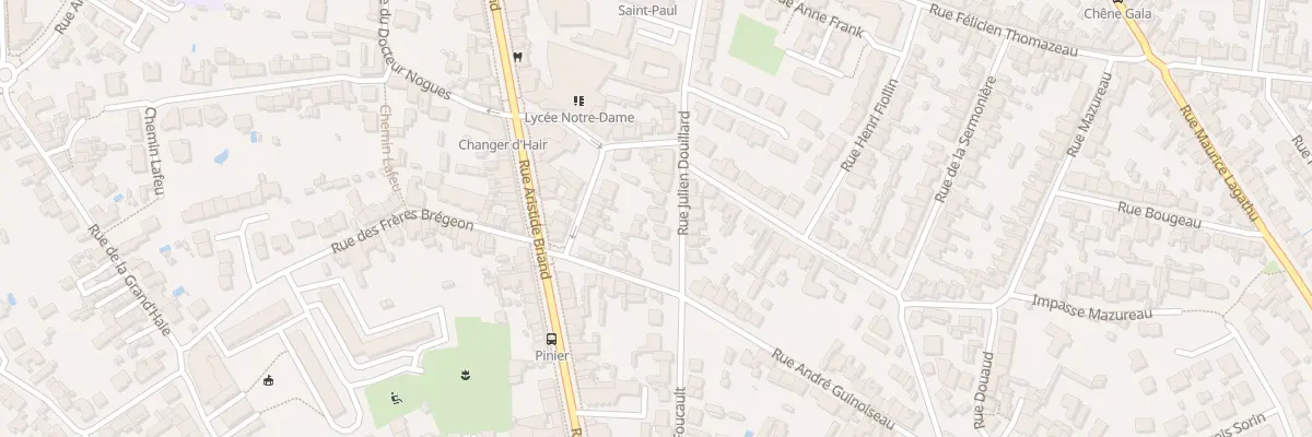 Plan du 56 Rue Julien Douillard à Rezé