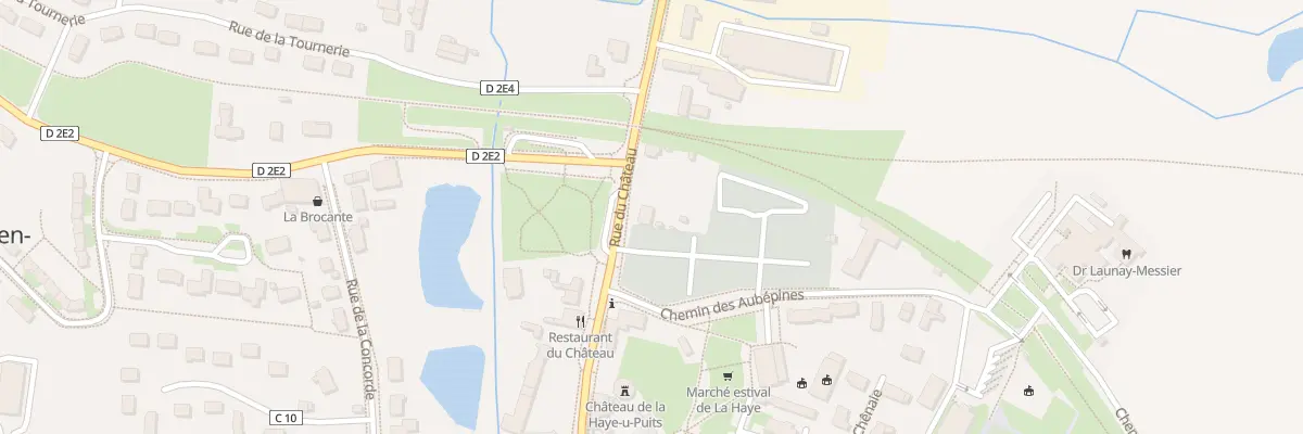 Plan du 17 Rue du Chateau La H D P à La Haye