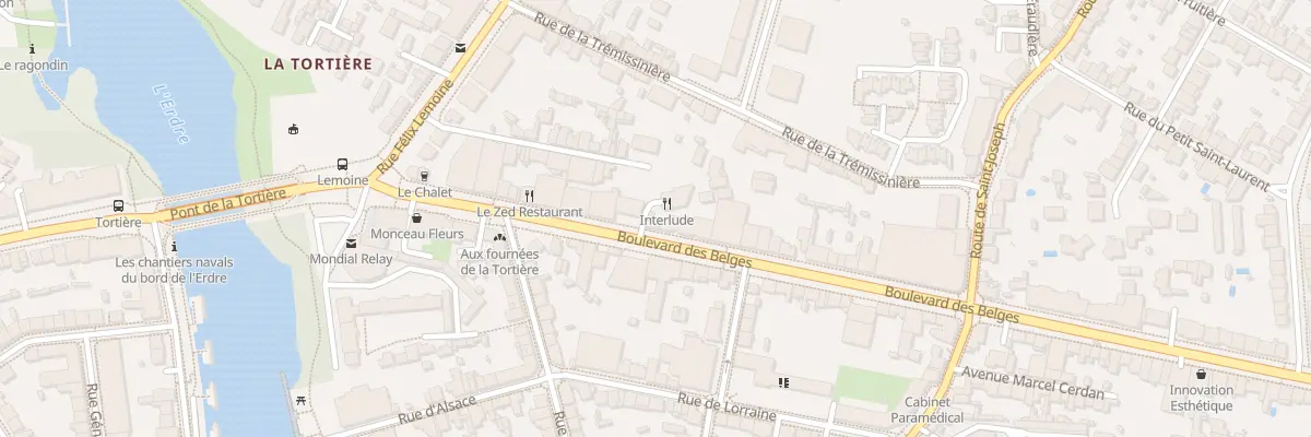 Plan du 104 Bd des Belges à Nantes