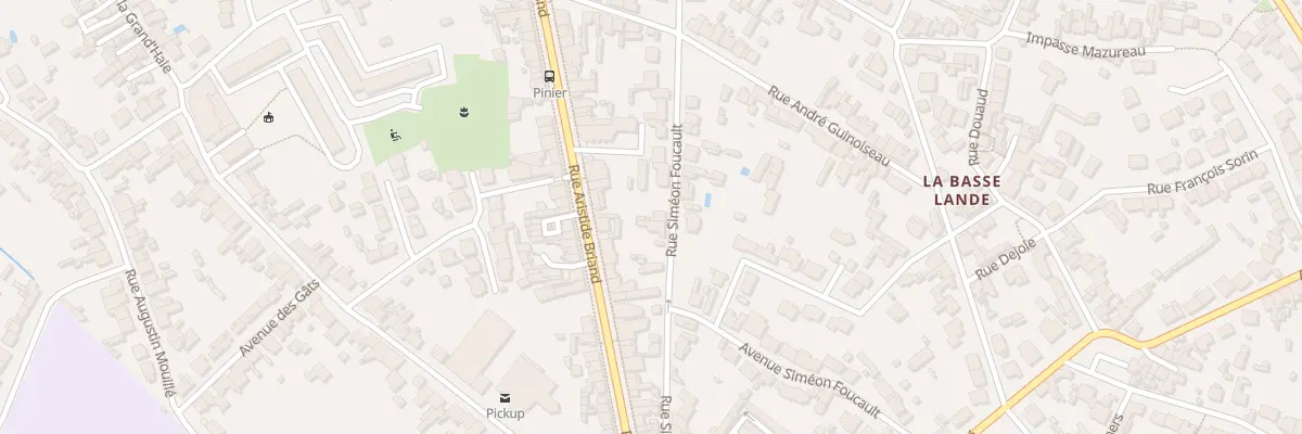 Plan du 12 Rue Siméon Foucault à Rezé