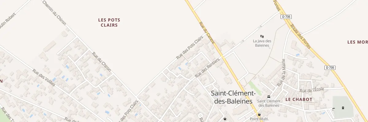 Plan du 95 Rue des Pots Clairs à Saint-Clément-des-Baleines