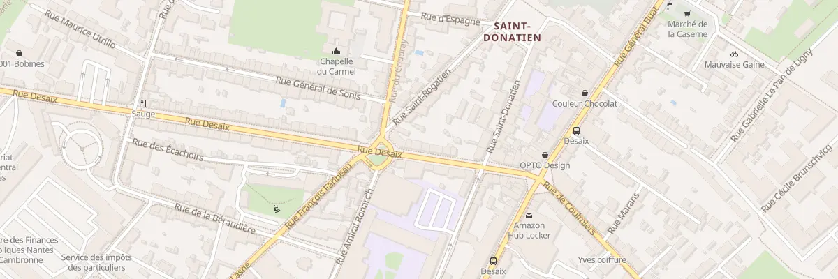 Plan du 18 Rue Desaix à Nantes