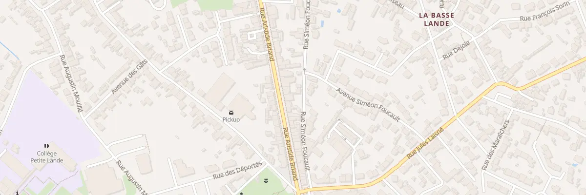 Plan du 95 Rue Aristide Briand à Rezé