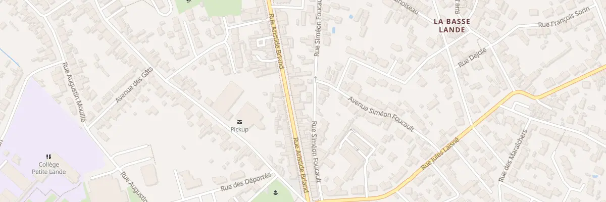 Plan du 93B Rue Aristide Briand à Rezé