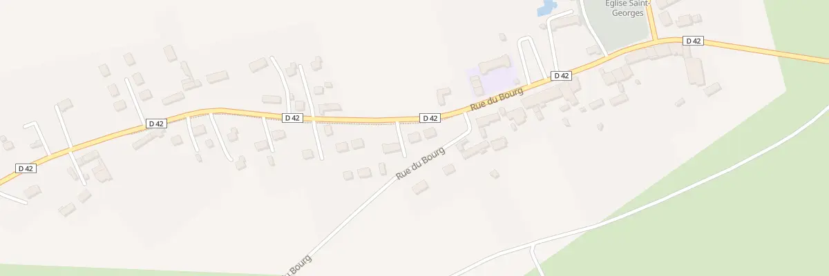Plan du 41 Rue du Bourg à Néhou