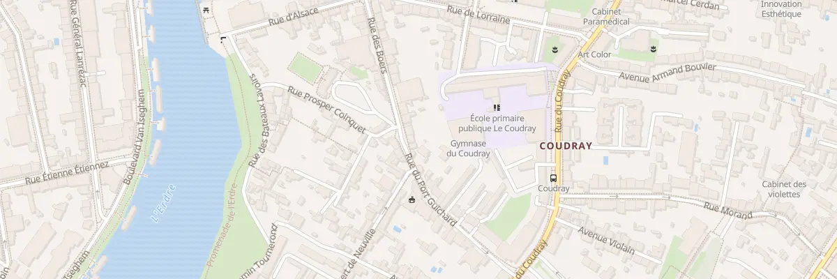 Plan du 2 Rue des Boers à Nantes