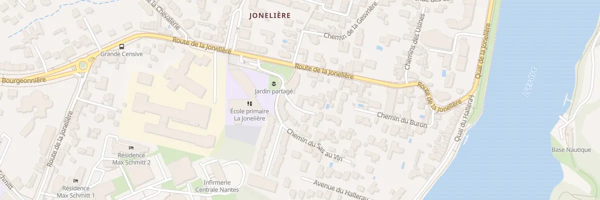 Plan du 84 Rte de la Jonelière à Nantes