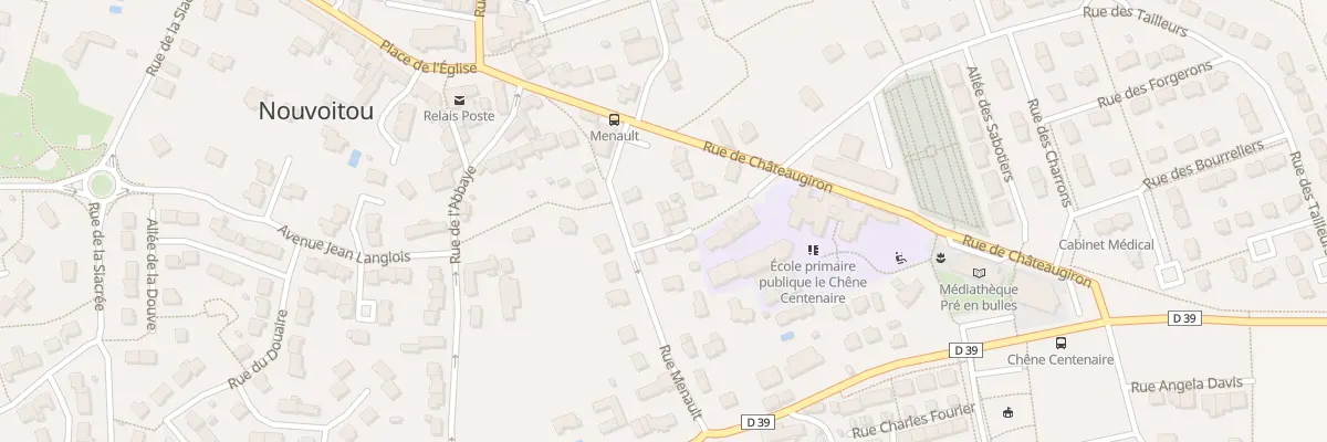 Plan du 3 Rue de la Noë Bretais à Nouvoitou