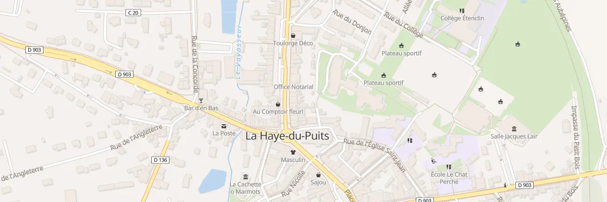 Plan du 15 Rue Emile Poirier à La Haye
