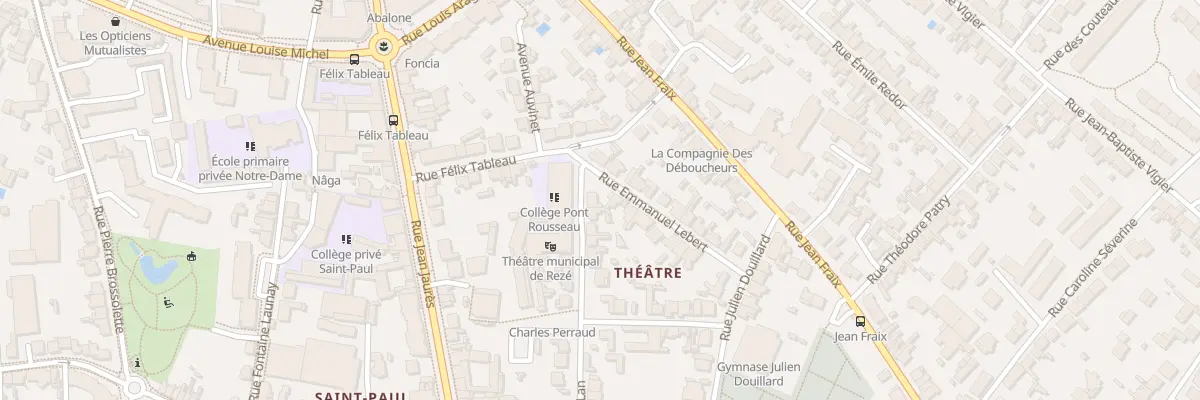 Plan du 17 Rue Emmanuel Lebert à Rezé