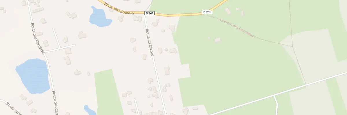 Plan du 91 Rte du Rocher St M.Loups à Jullouville