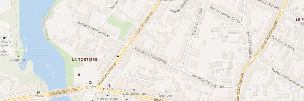 Plan du 36B Rue de la Trémissinière à Nantes