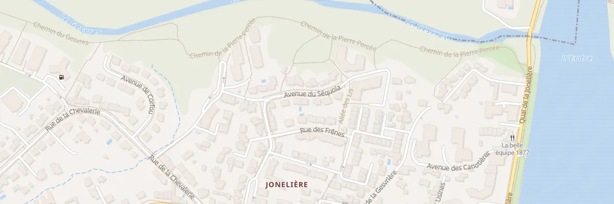 Plan du 258 Av du Séquoia à Nantes