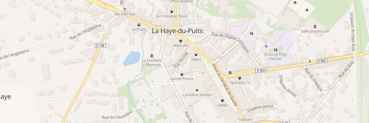 Plan du 8 Rue Nicolle à La Haye