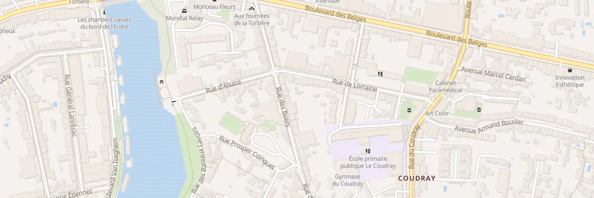 Plan du 24 Rue des Boers à Nantes