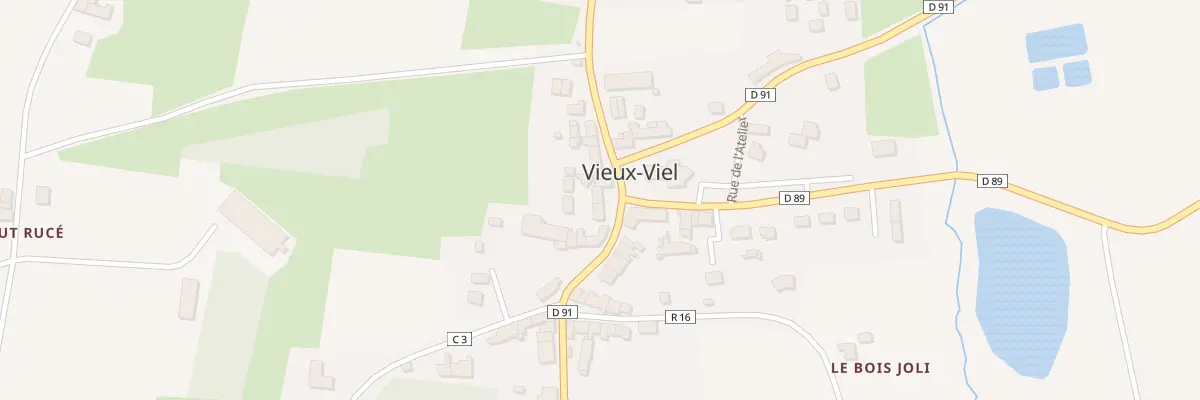 Plan du 2 Rue Villecartier à Vieux-Viel