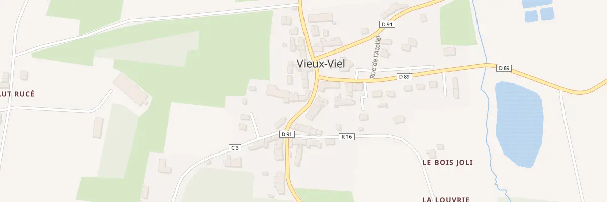 Plan du 8 Rue Villecartier à Vieux-Viel