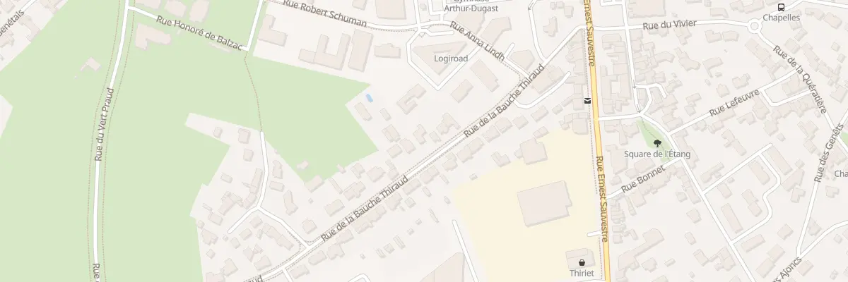 Plan du 24 Rue de la Bauche Thiraud à Rezé