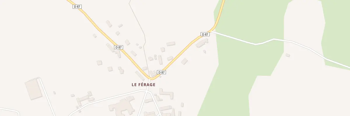 Plan du 55 Le Ferage à Magneville