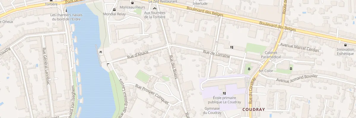 Plan du 26 Rue des Boers à Nantes