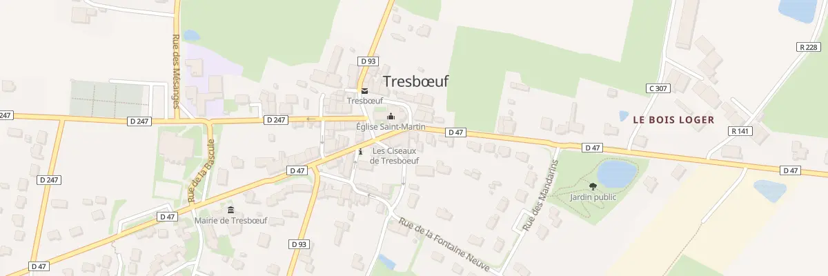 Plan du 2 Rue des Pins à Tresbœuf