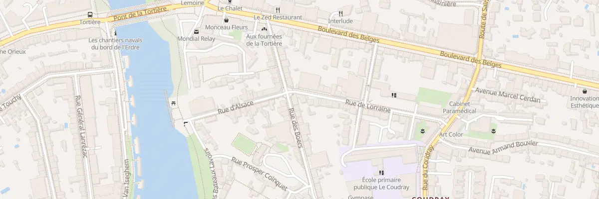 Plan du 30 Rue des Boers à Nantes