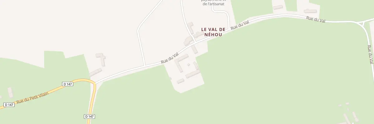 Plan du 33 Rue du Val à Néhou