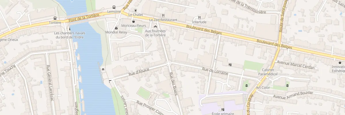 Plan du 32 Rue des Boers à Nantes