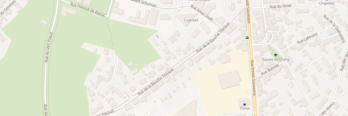 Plan du 26 Rue de la Bauche Thiraud à Rezé