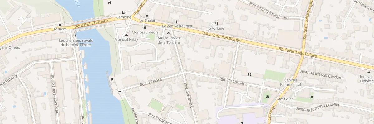Plan du 34 Rue des Boers à Nantes