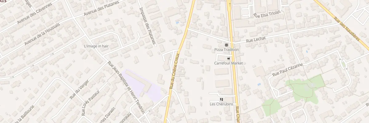 Plan du 39 Rue du Chêne Creux à Rezé
