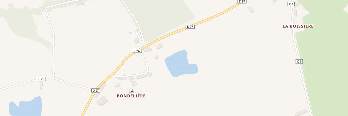 Plan du 5479 La Bondeliere à Gahard