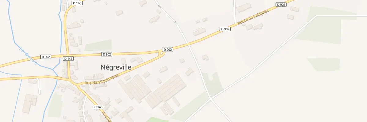 Plan du 397 Rue de la Croix Rouge à Négreville