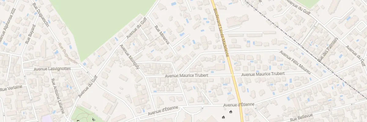 Plan du 5 Av Félix Moureu à Biarritz